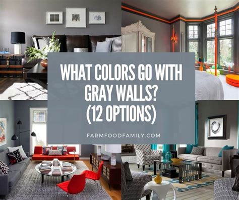 What Color Goes With Gray Bedroom Walls And