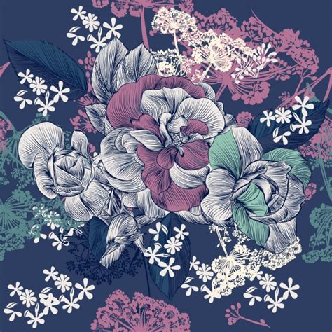 Maybe you would like to learn more about one of these? Floral pattern design Vector | Premium Download
