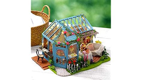Fat Brain Toys Diy Miniature Model Kit Gracies Greenhouse