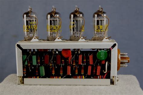 Rare 1959 Vacuum Tube Digital Divide By 10 Module Hp Steampunk Early