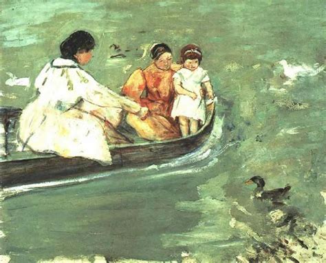 Cassatt does not flatter but, rather, concentrates on miss ellison's contemplative mood. On the Water - Mary Cassatt - WikiArt.org - encyclopedia ...