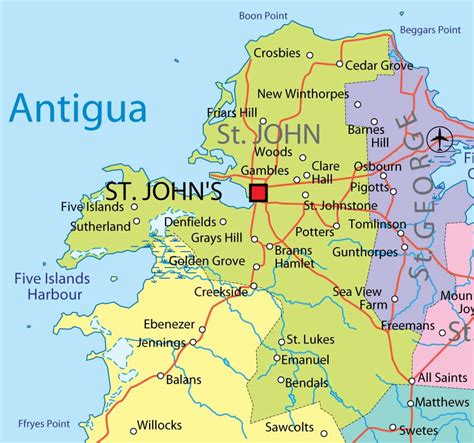 St John Province Map Mappery