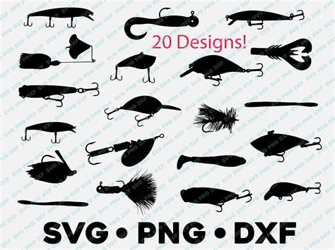 Fishing Lure Svg Free SVG Cut Files