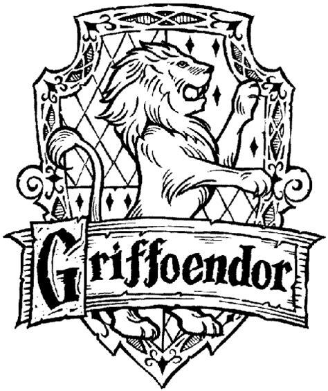 K harry potter schild griffoendor Harry potter coloring pages, Harry