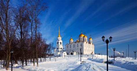 Assumption Cathedral At Vladimir In Winter Nohat Free For Designer