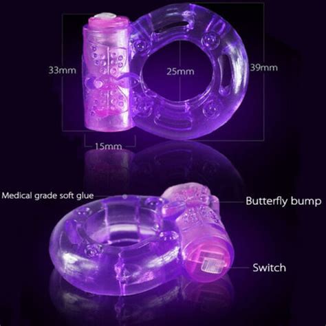 Male Vibrating Cock Ring Waterproof Penis Vibrator Couple Sex Toy Clit Orgasm Ebay