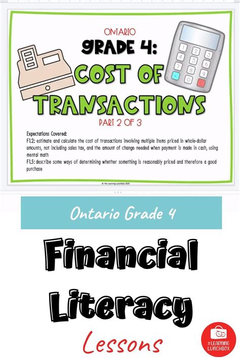 Financial Literacy Worksheets For 3rd Grade