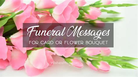 Funeral Messages For Funeral Flower And Card Wishesmsg