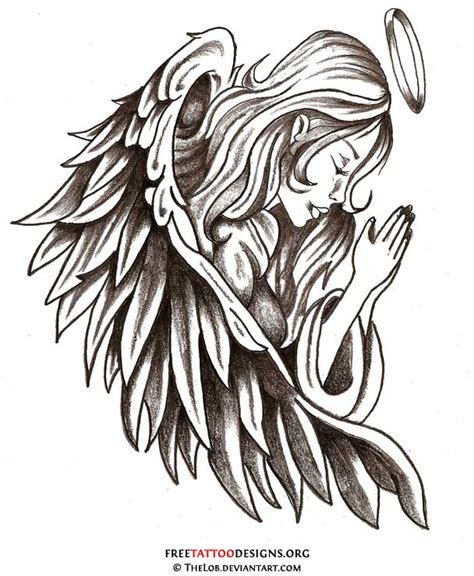 Angel Tattoos Angel Wings Guardian Angel And St Michael Designs