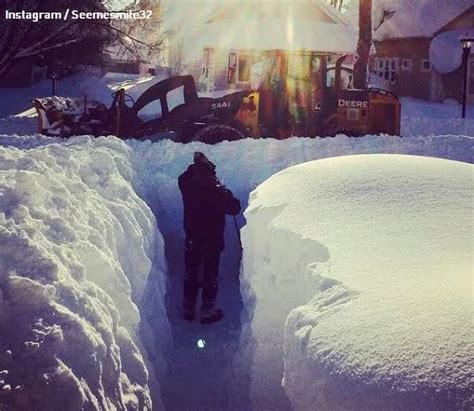 Buffalo Lake Effect Snow Storm Blizzard November 18 2014 Strange