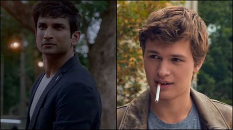 Dil Bechara Sushant Singh Rajput Dons Ansel Elgort S Role Here S Who Plays Who In The Fault