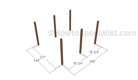 Laying Out The Posts HowToSpecialist How To Build Step By Step DIY