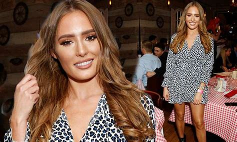 Survival Of The Fittests Georgie Clarke Looks Glamorous In A Leopard