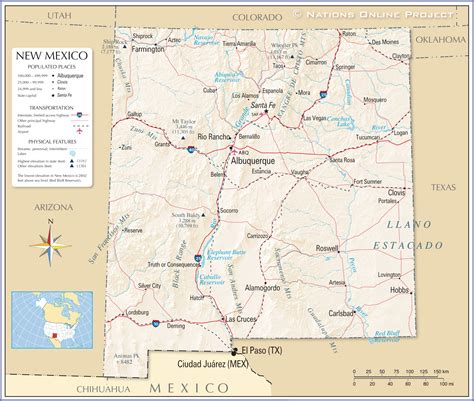 Maps Of New Mexico