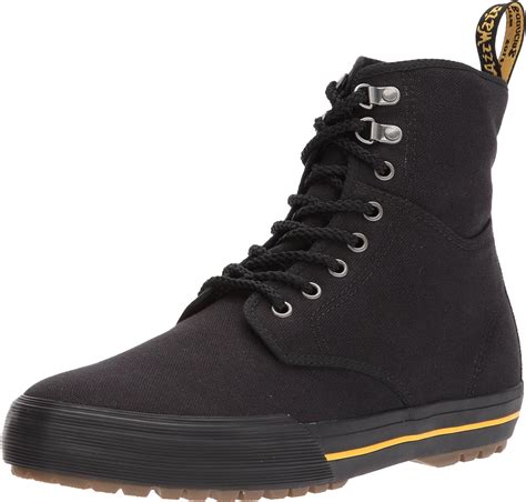 Dr Martens Unisex Adult Winsted Black Canvas Fashion Boot Fashion Sneakers