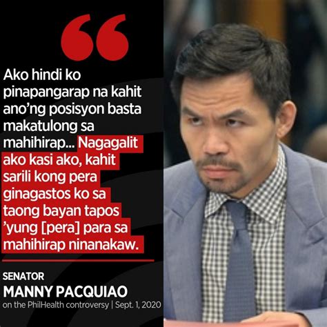 Legendary boxer and current philippine senator manny pacquiao will seek the philippines' highest political office next summer, pacquiao's spokesman confirmed to cnn philippines over the weekend. Senator Manny Pacquiao Expressed Anger Towards PhilHealth ...