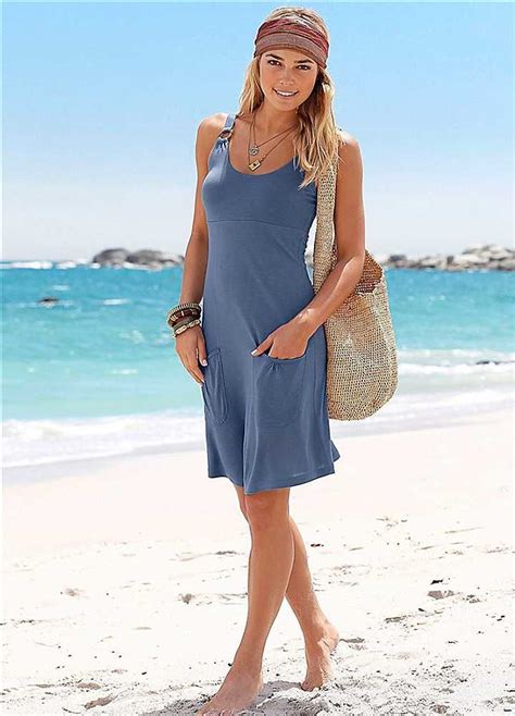 Beach Sundress Fashion Be Fashionable At Beach Blue Beach Dress ~ Dresses Inspiration Blue