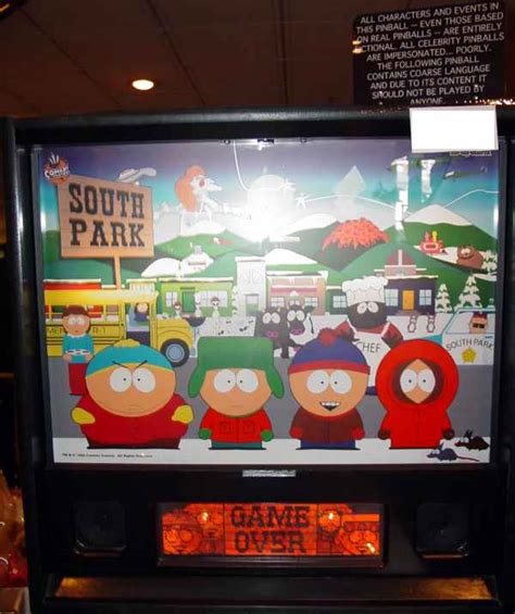 South Park Pinball Of 1999 By Sega And