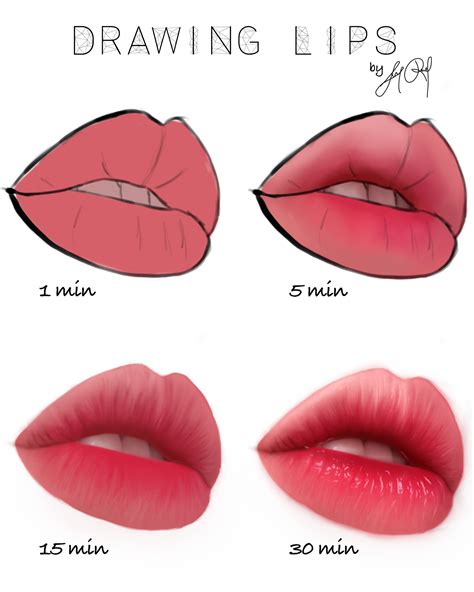 How To Draw Lips Howto Techno