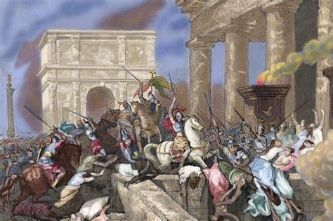 In 410 Ad The Visigoths Were Able To Sack Rome And They Eventually