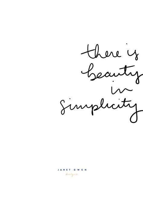 Quotes On Simplicity And Beauty Shortquotescc