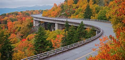 Linn Cove Viaduct And Fall Leaves Photograph By Matt Plyler Pixels