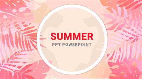 Multicolor And Editable Summer Powerpoint Templates