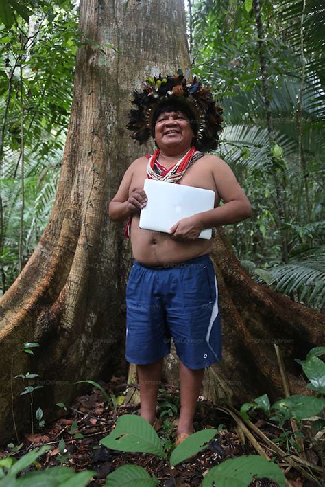 Technology Geek And Amazonian Tribal Chief Almir Narayamogo Surui