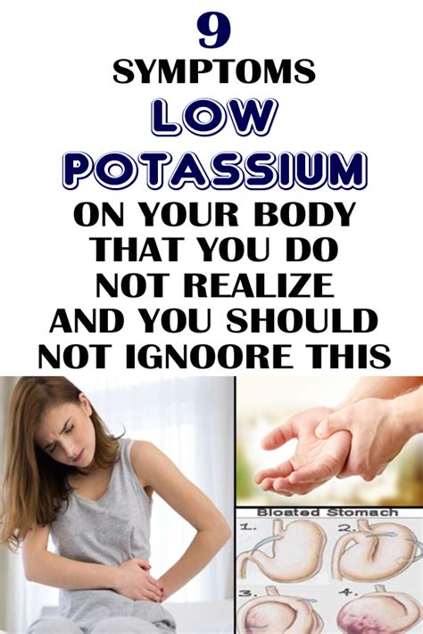 9 symptoms of low potassium levels in your body that you should not ignore