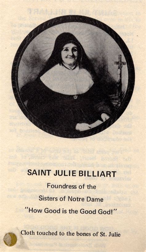 Saint Julie Billiart Relic Adam Cardinal Maida Library Orchard Lake