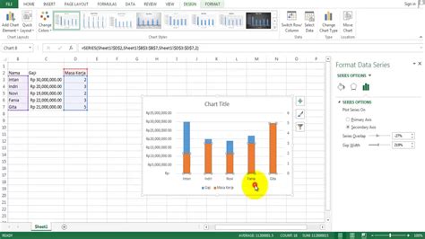 Cara Membuat Grafik Garis Di Excel Dengan Variabel Warga Co Id