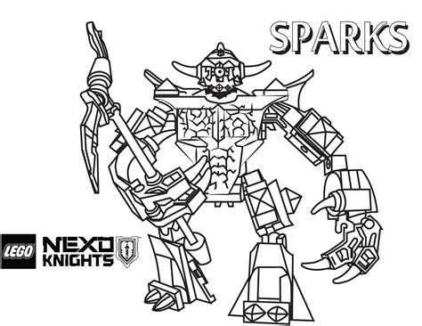 Get inspired by our community of talented artists. LEGO Nexo Knights Coloring Pages - GetColoringPages.com