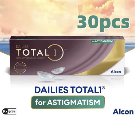 Daily Alcon Dailies Total 1 Toric Astigmatism Daily Disposable Clear