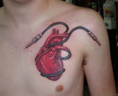 Mind Blowing Heart Tattoos On Chest Tattoo Designs TattoosBag Com