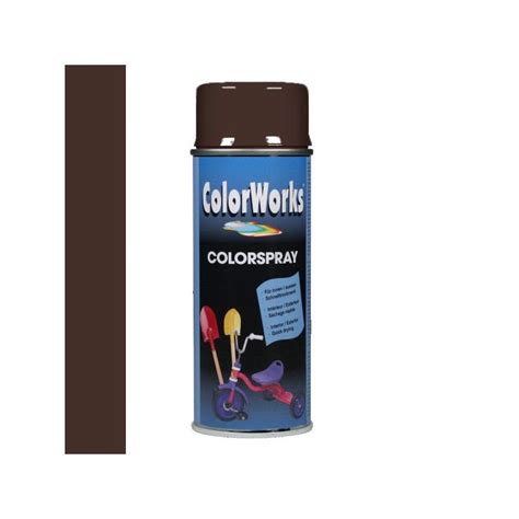 Motip Colorspray Hoogglanslak RAL 8017 Chocolade Bruin 400 Ml