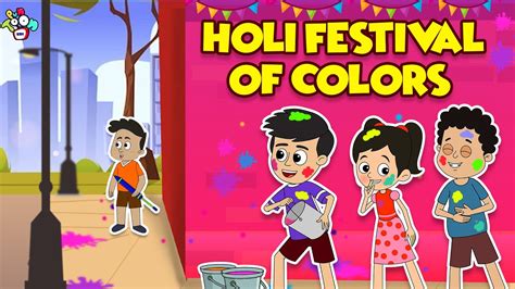 Holi Festival Of Colors Happy Holi Animated Stories English