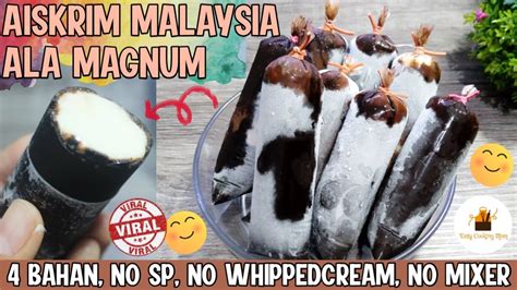 Resep sudah dites, jadi tentu benar. Resep Es Krim Ala Magnum | Aiskrim Malaysia Viral Untuk Jualan - YouTube
