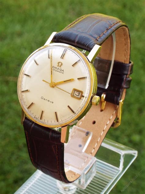 Antiques Atlas A Gents 1963 Gold Omega Geneve Wrist Watch