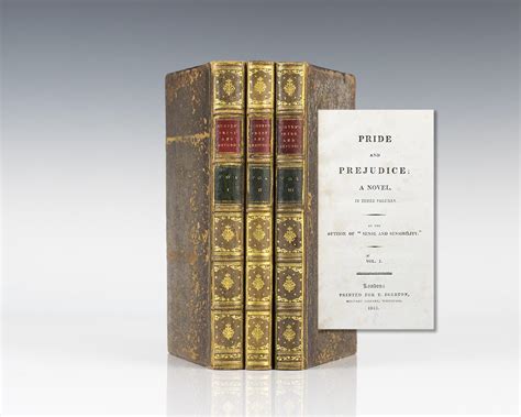 Pride And Prejudice Jane Austen First Edition Rare Book