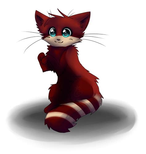 Red Panda Cat By Memedokis On Deviantart