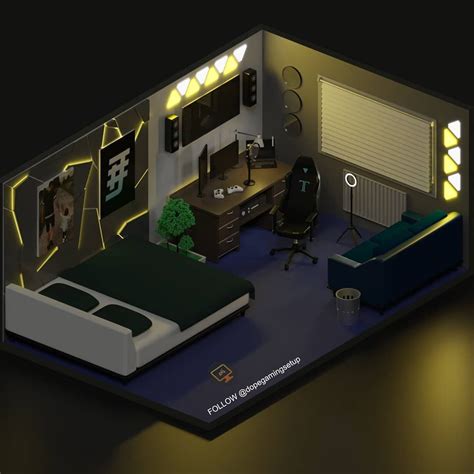 3d Model Bedroom Gaming Room Design 3d Gaming Rooms On Instagram