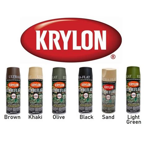 Krylon Camouflage Paint Made With Fusion For Plastic Technology