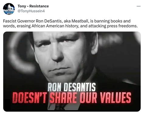 Montag On Twitter Rt Tonyhussein4 Florida Governor Ron Desantis In