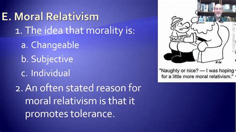 12th Grade Humanities Moral Relativism Youtube