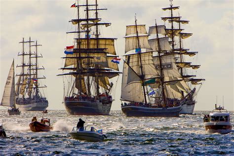 Tall Ships Head For Holland Tall Ships Tall Ships Race Old Sailing