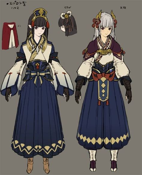 Kogath On Twitter Official Concept Art Of Hinoa And Minoto From Monsterhunter Rise