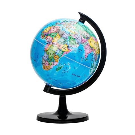 Exerz 10 World Globe Political Map Educational Globe Self