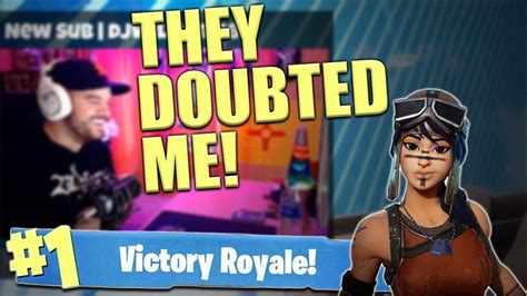 Level 200 fortnite player duos with waviestchunk use code sxvxn in the item store! THEY DOUBTED ME | Renegade Raider - Fortnite - YouTube