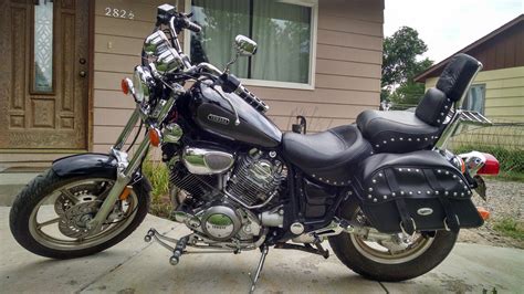 Perhaps the virago has survived so long in yamaha's lineup because of its low profile. My new used bike. 1992 Yamaha Virago 1100. : bikesgonewild
