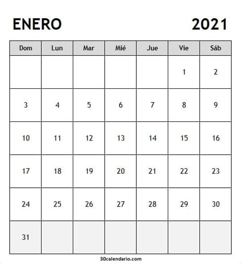 Calendario Enero 2021 Con Diseño Enero 2021 Calendario Colombia